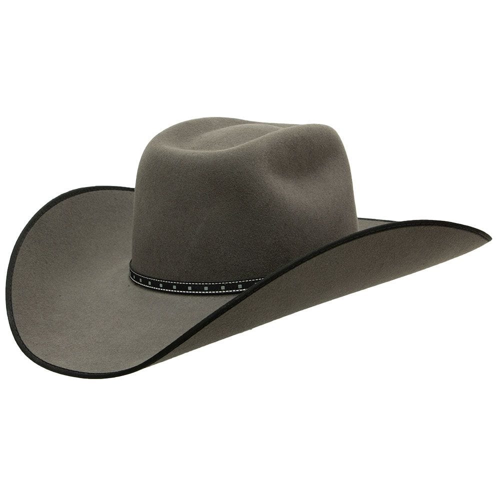 Resistol Hats 54cm Resistol Phantom 4X Wool Felt Hat Granite (RWPNTM794249)