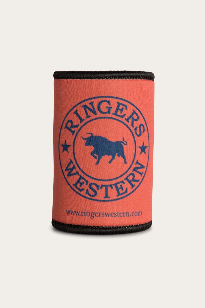 Ringers Western Gifts & Homewares Burnt Orange Ringers Western Signature Bull Stubby Cooler (518224130)