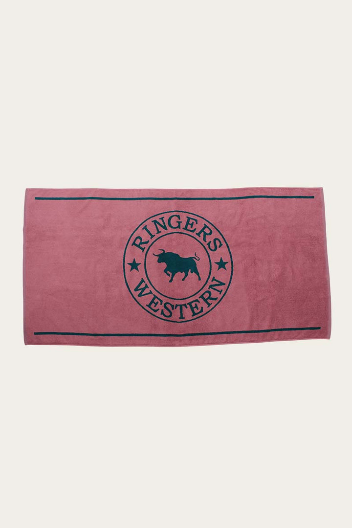 Ringers Western Gifts & Homewares Dusty Pink Ringers Western Towel (419124002TWL)