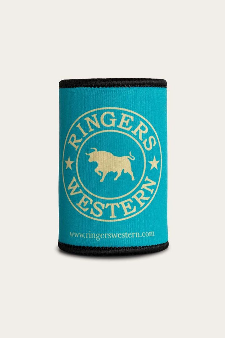 Ringers Western Gifts & Homewares Turquoise Ringers Western Signature Bull Stubby Cooler (518224130)