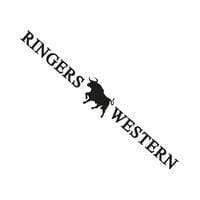 Ringers Western Stickers & Decals L / Black Ringers Western Large Die Cut Sticker