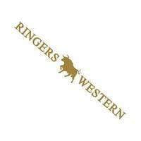 Ringers Western Stickers & Decals L / Gold Ringers Western Large Die Cut Sticker