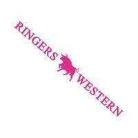 Ringers Western Stickers & Decals L / Pink Ringers Western Large Die Cut Sticker