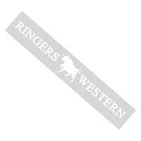 Ringers Western Stickers & Decals L / White Ringers Western Large Die Cut Sticker