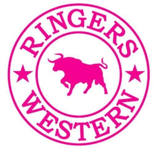 Ringers Western Stickers & Decals Pink Ringers Western Classic Sticker