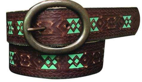 Roper Belts S Roper Womens Genuine Leather Belt Brown/Hand Painted (8817790)