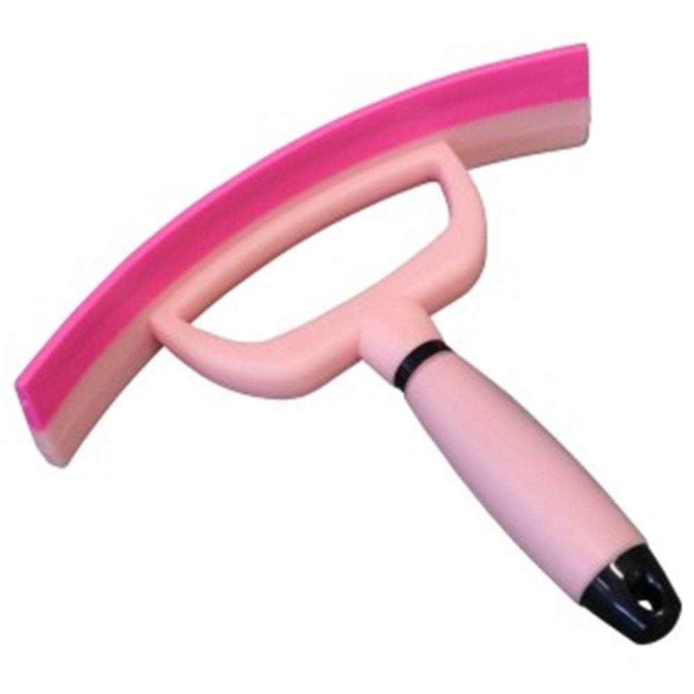 Saddlery Trading Brushes & Combs Pink Gel Grip Sweat Scraper (GRM1055)