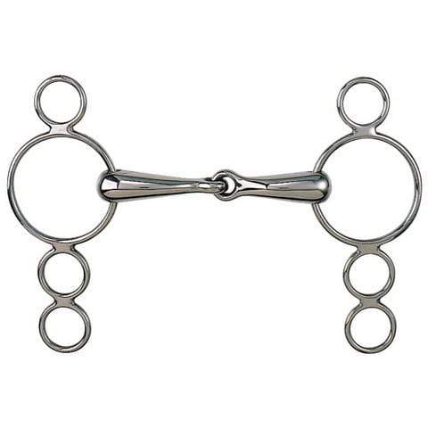 Saddlery Trading Company Bits 12.5cm Four Ring Dutch Gag Bit