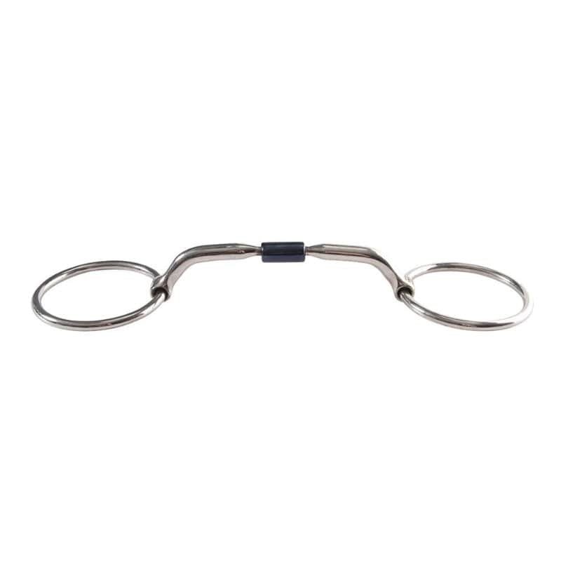 Saddlery Trading Company Bits Loose Ring Snaffle with Sweet Iron Roller (BIT3457)