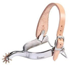 Saddlery Trading Company Spurs Rocky Campdraft Spurs w/Leather Straps