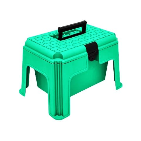 Saddlery Trading Company Stable & Tack Room Accessories 47x33x30 / Turquoise Step Up Tack Box (GRM9130)