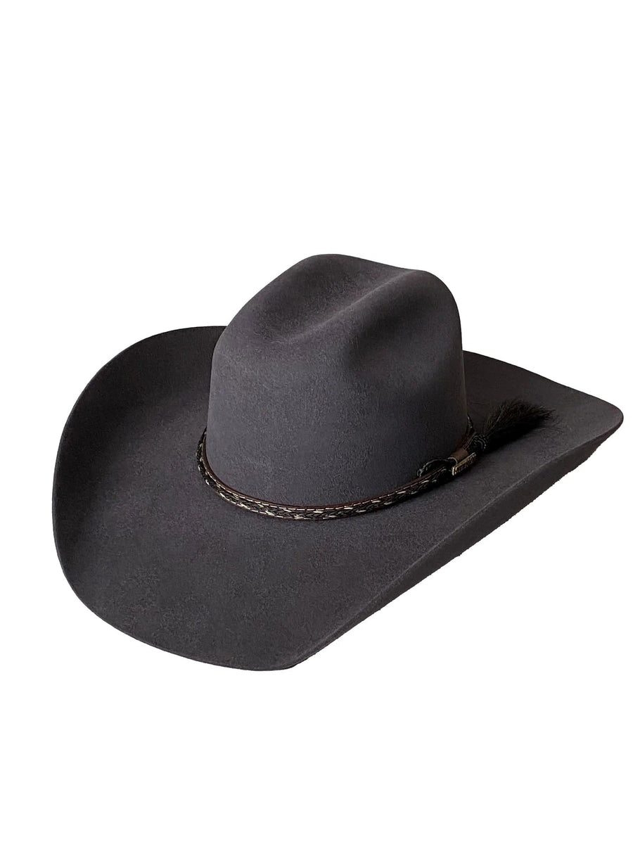 Stetson Hats 55cm Stetson Ironbark Felt Hat (SIRONGRY)
