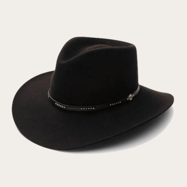 Stetson Hats 55cm Stetson LLano Hat (Black)