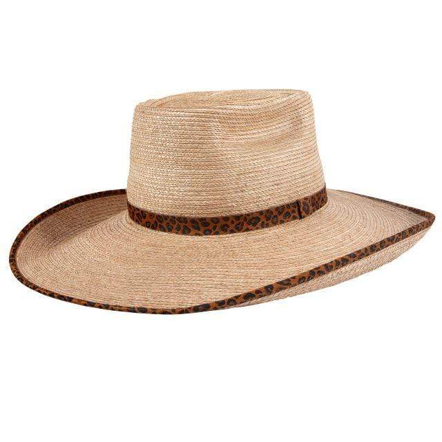 Sunbody Hats 55cm Sunbody Ava Hat Oak Cheetah 4 ½ Brim / 4 ¼ Crown (HG45AOLE)
