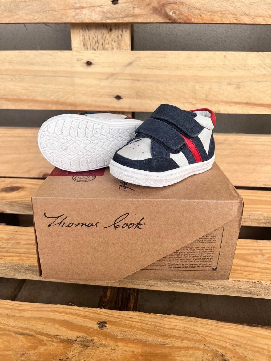 Thomas Cook Baby Cowkids INF 1 Thomas Cook Shoes Infant Apollo Velcro White/Red/Navy (T2S78084)