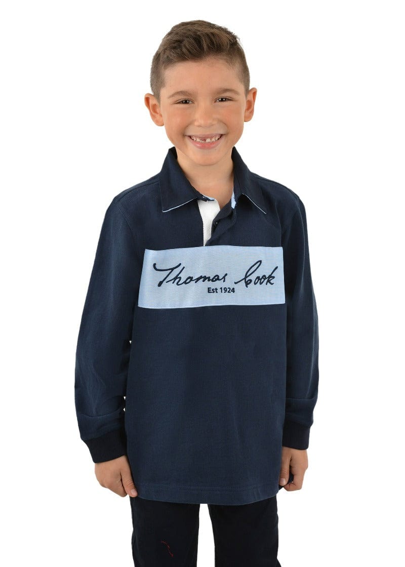 Thomas Cook Kids Jumpers, Jackets & Vests 4 / Navy Thomas Cook Rugby Boys Station Panel (T3W3502018)