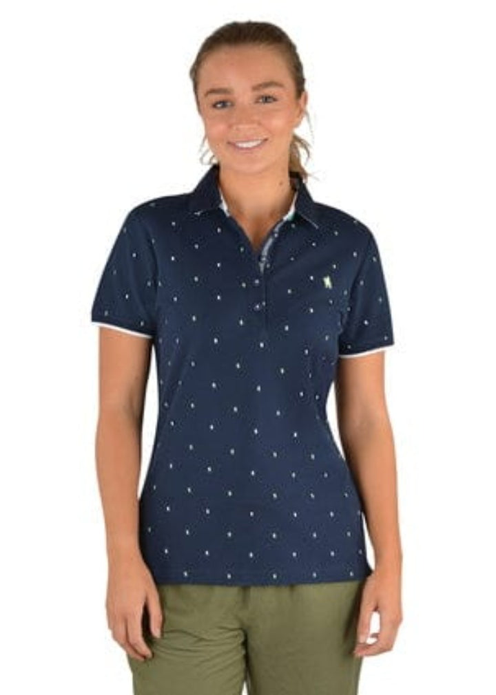 Thomas Cook Womens Tops 8 Thomas Cook Polo Womens Cindy S/S Navy (T2S2523070)