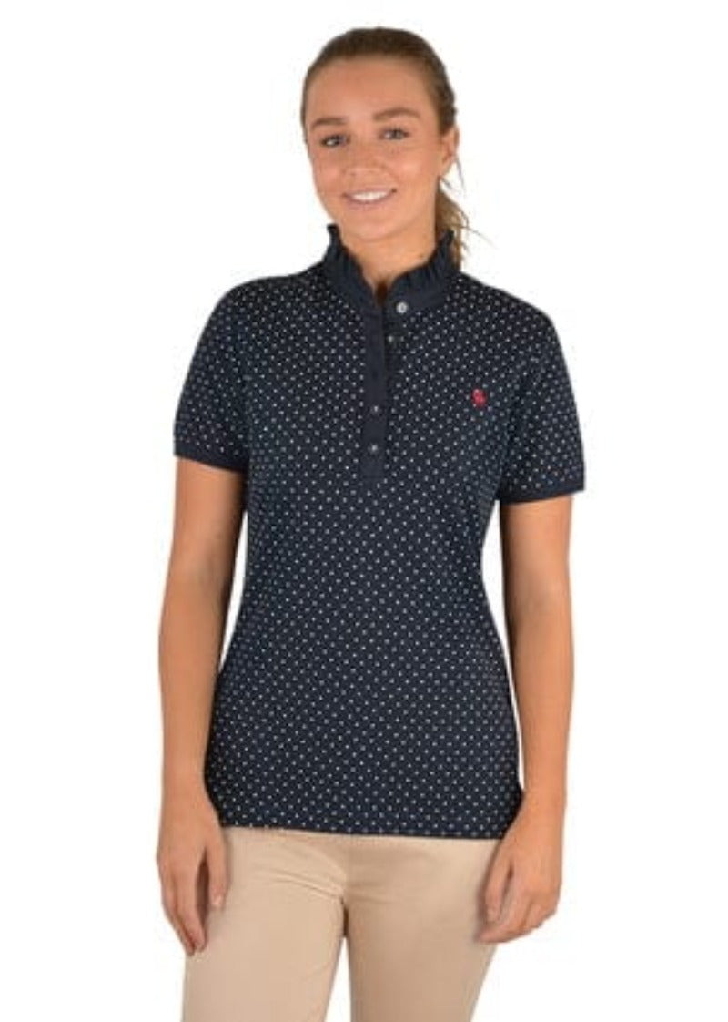 Thomas Cook Womens Tops 8 Thomas Cook Polo Womens Goldie S/S Carbon (T2S2535069)