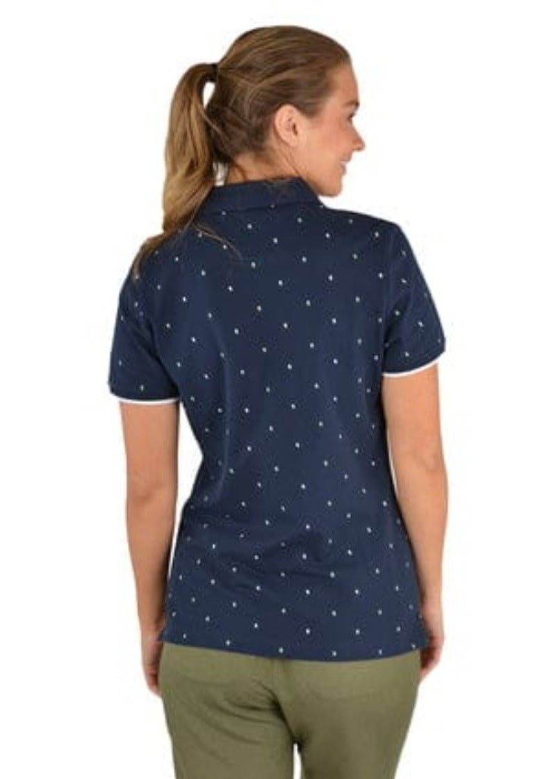Thomas Cook Womens Tops Thomas Cook Polo Womens Cindy S/S Navy (T2S2523070)