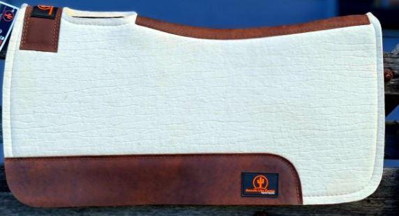Top Rail Equine Western Saddle Pads Toprail Equine The Clancy Contoured Saddle Pad (SLC-PAD-07)