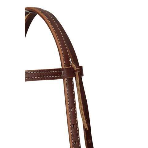 Weaver Bridles Cob/Full Weaver Deluxe Latigo Headstall (WEA10-0266)