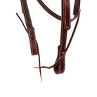 Weaver Bridles Cob/Full Weaver Latigo Headstall Burgundy (WEA10-0092)