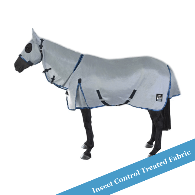 Wild Horse Summer Horse Rugs Wild Horse Insect Control Mesh Combo with Hood & Ears (IRMRH)