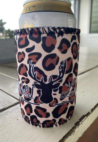 Wild Lace Gifts & Homewares Leopard Wild Lace Stubbie Cooler