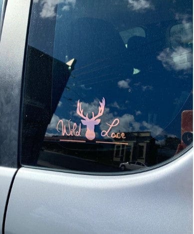 Wild Lace Gifts & Homewares Rose Gold Wild Lace Windscreen Sticker