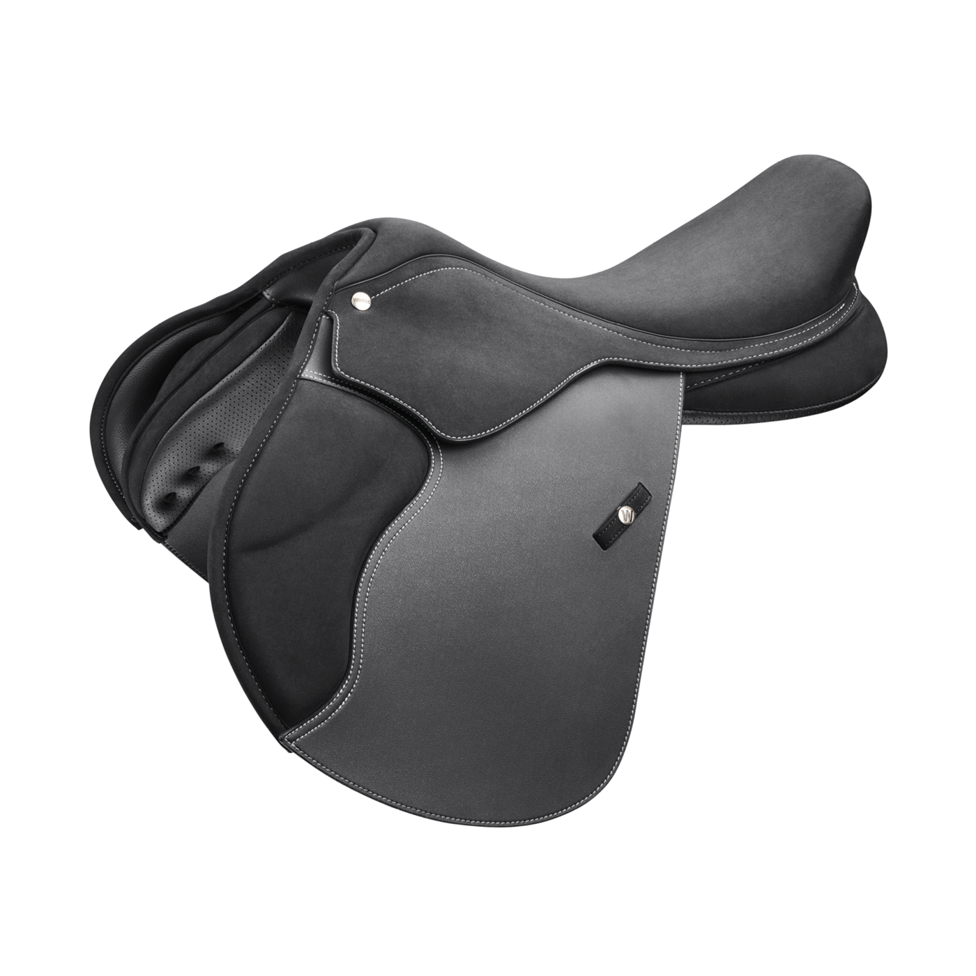 Wintec Saddles 16in / Black Wintec Pro Pony Jump Saddle RearFB HART