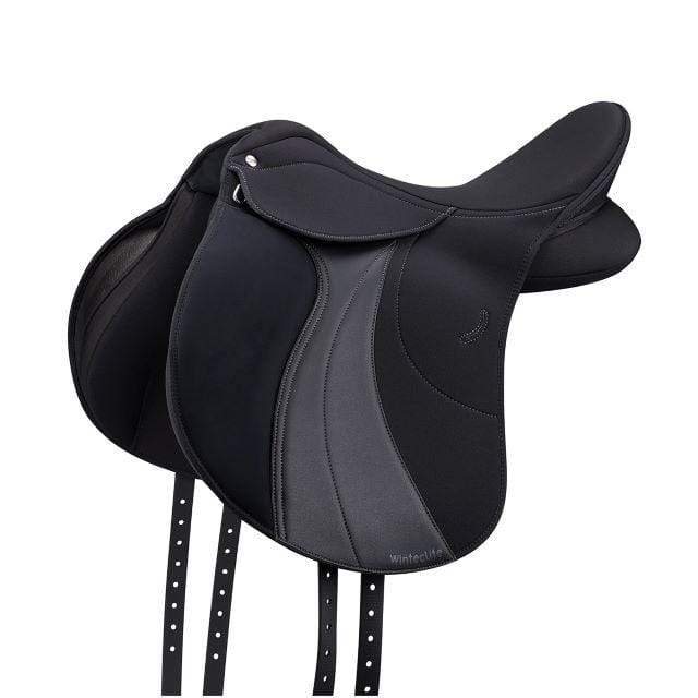 Wintec Saddles 16in / Black WintecLite Pony All Purpose D'Lux (WHAPLPDC)
