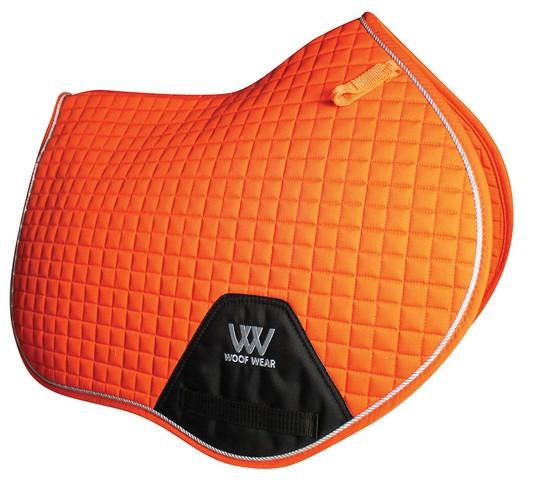 Woof Wear English Saddle Pads Orange Woof Wear Close Contact Saddlecloth