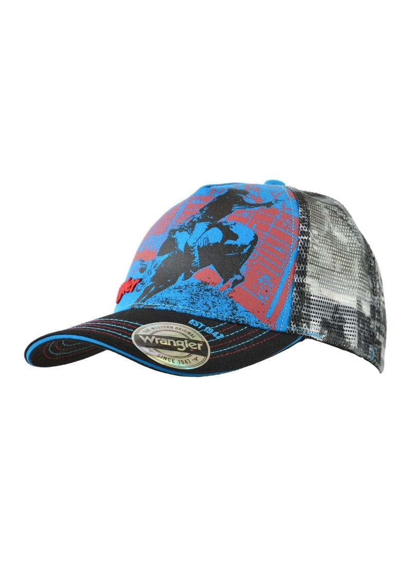 Wrangler Caps Blue/Black Wrangler Trucker Cap Gallant (X3W3944CAP)