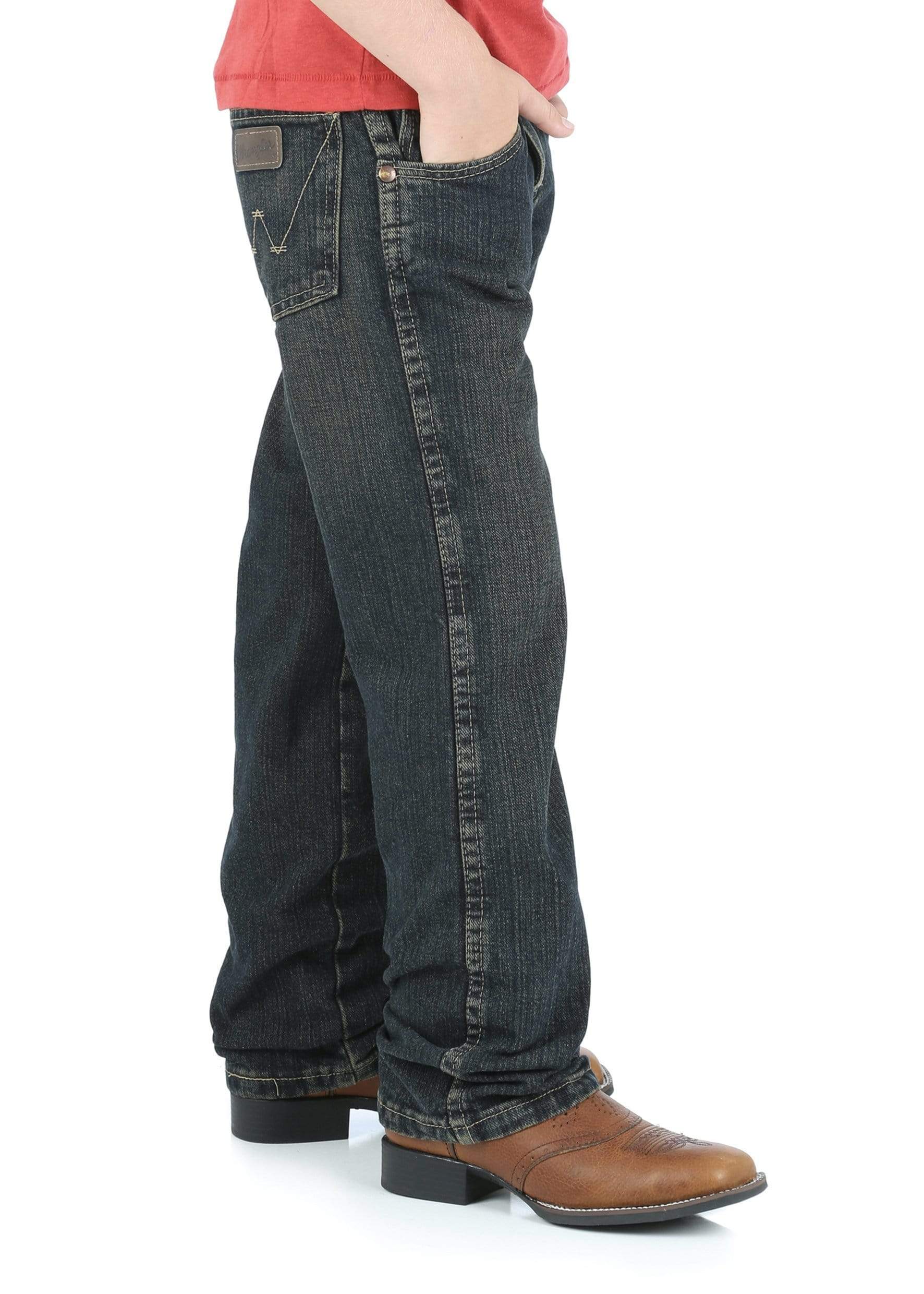 Wrangler Kids Jeans 8 Wrangler Boys Retro Relaxed Straight Jeans (BRT30RRREG)