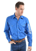 Wrangler Mens Shirts Wrangler Mens Logo Rodeo Shirt (XCP1116020)