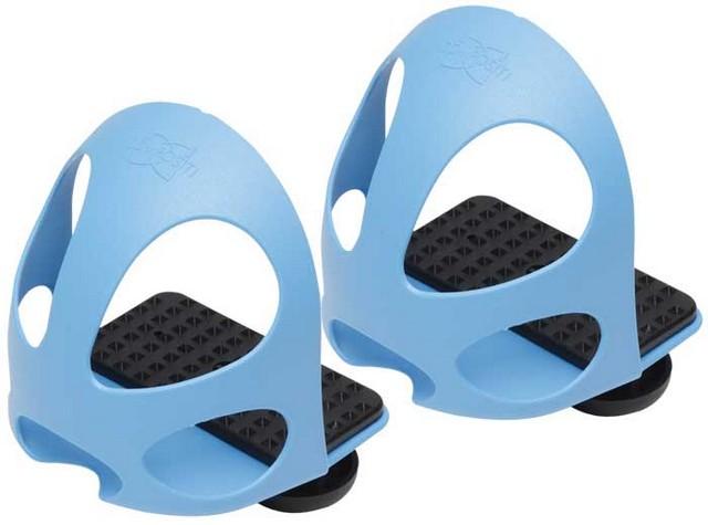 Zilco Stirrups S / Blue Matrix Toe Cage Treads
